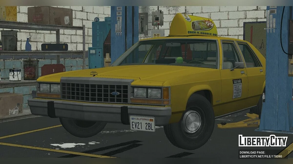 Ford LTD Crown Vic '87 Taksi / GTA San Andreas (iOS, Android)