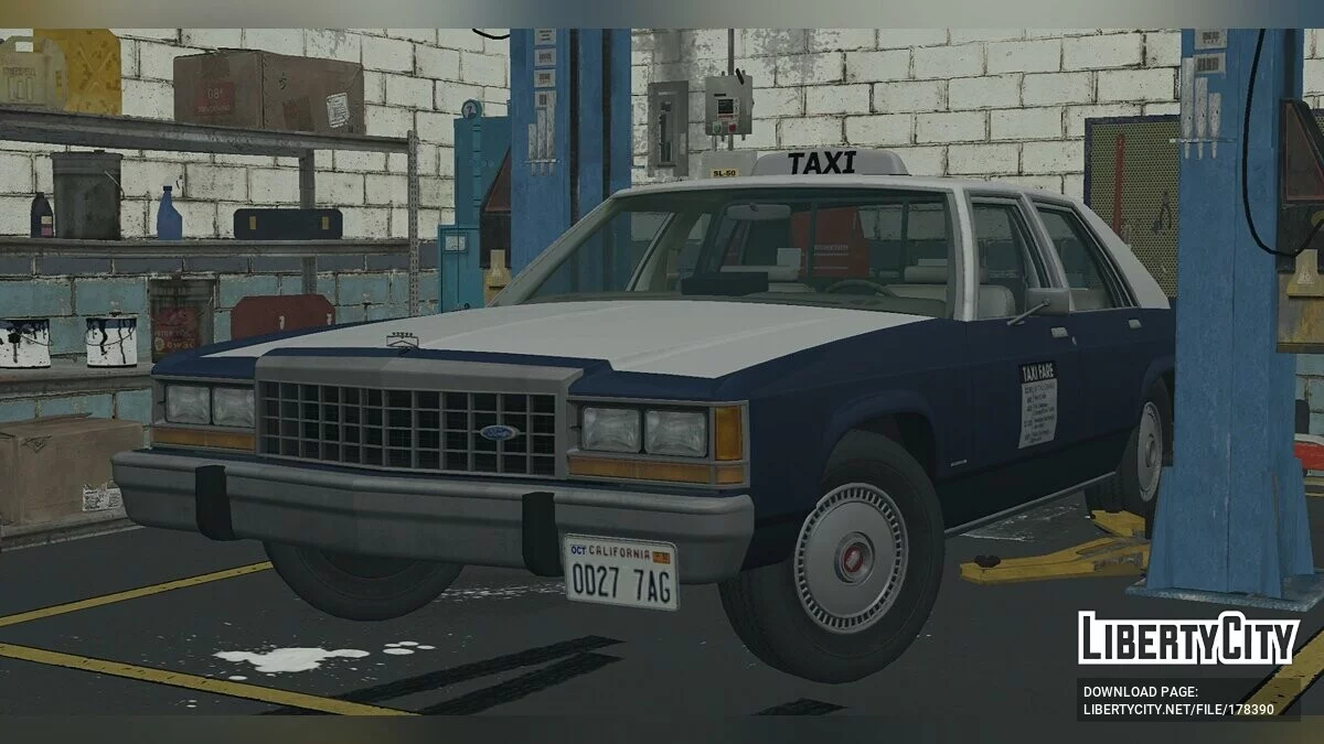 Ford LTD Crown Vic '87 Taksi / GTA San Andreas (iOS, Android)