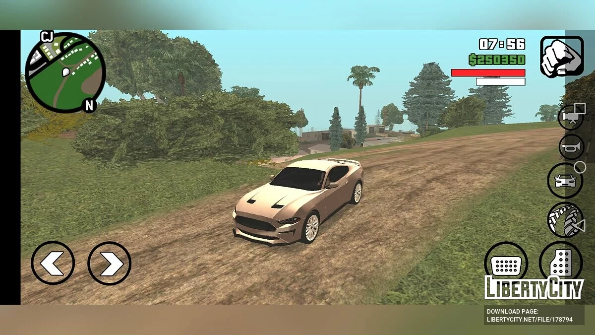 Ford Mustang GT / GTA San Andreas (iOS, Android)