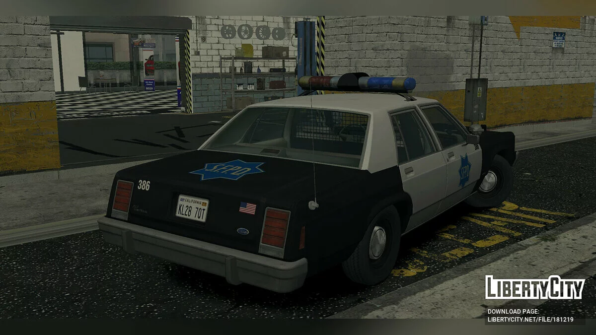 Ford LTD Crown Victoria '87 Police Pack / GTA San Andreas (iOS, Android)