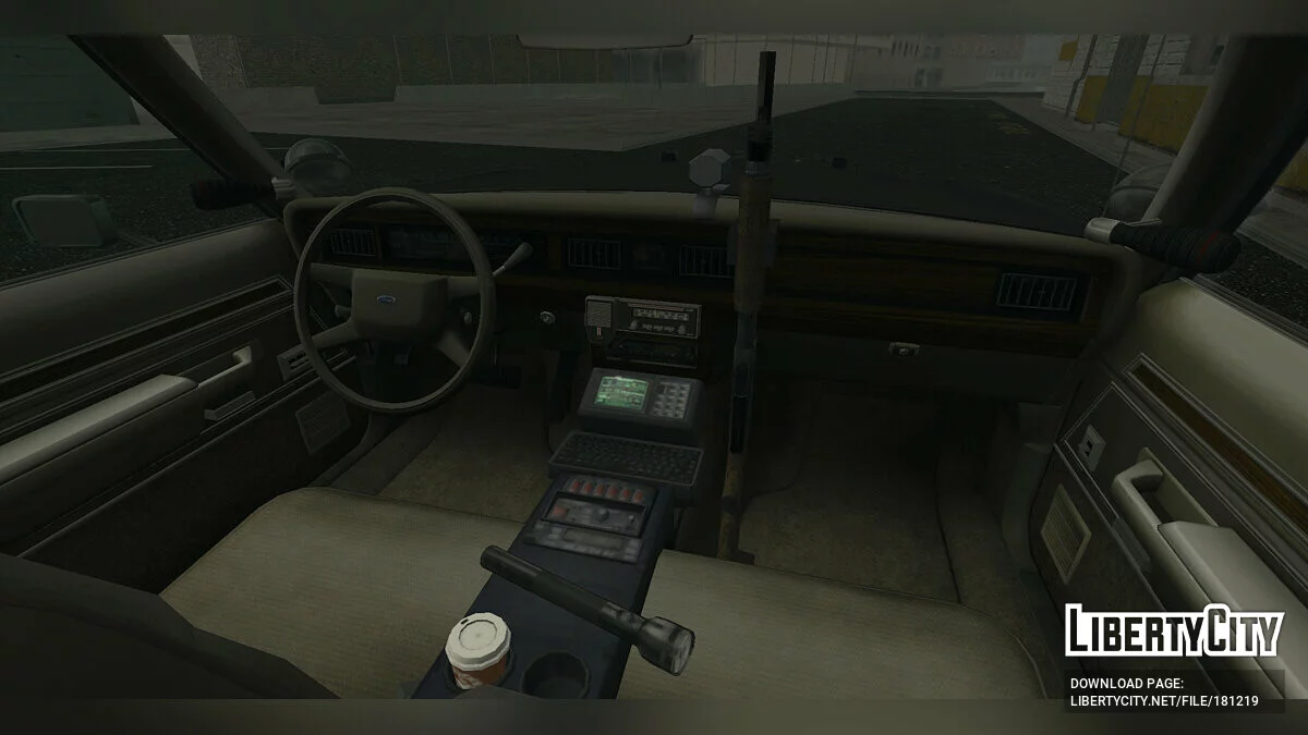 Ford LTD Crown Victoria '87 Police Pack / GTA San Andreas (iOS, Android)