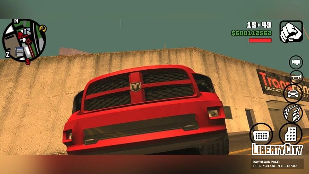 Dodge Ram Express 2012 / GTA San Andreas (iOS, Android)