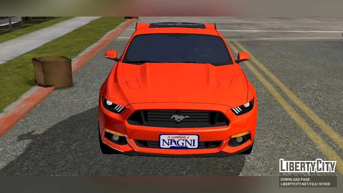 Ford Mustang GT 2015 Modificado (apenas DFF) / GTA San Andreas (iOS, Android)