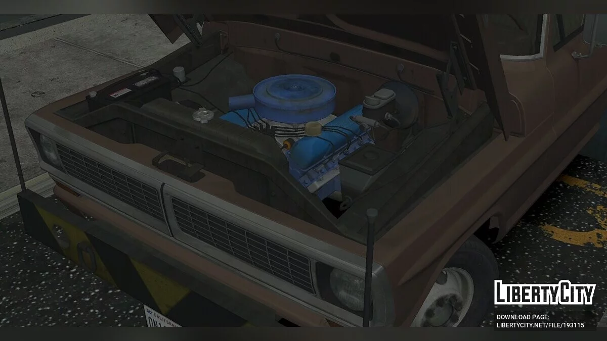 Ford F-350 Tow Truck '70 / GTA San Andreas (iOS, Android)