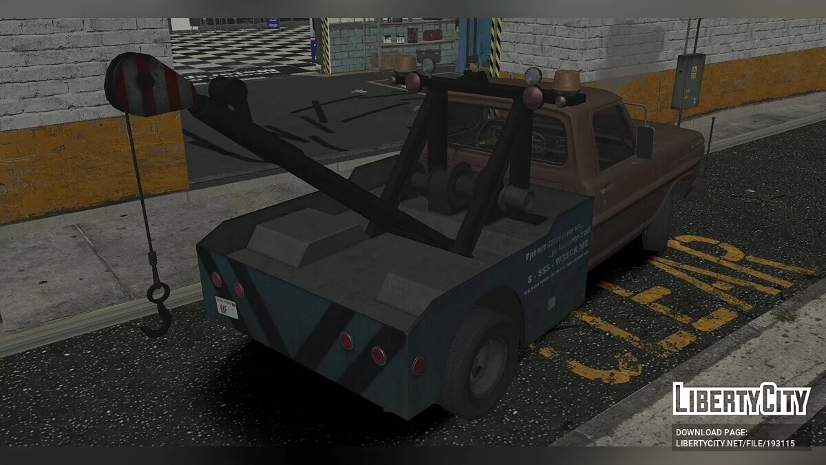 Ford F-350 Tow Truck '70 / GTA San Andreas (iOS, Android)