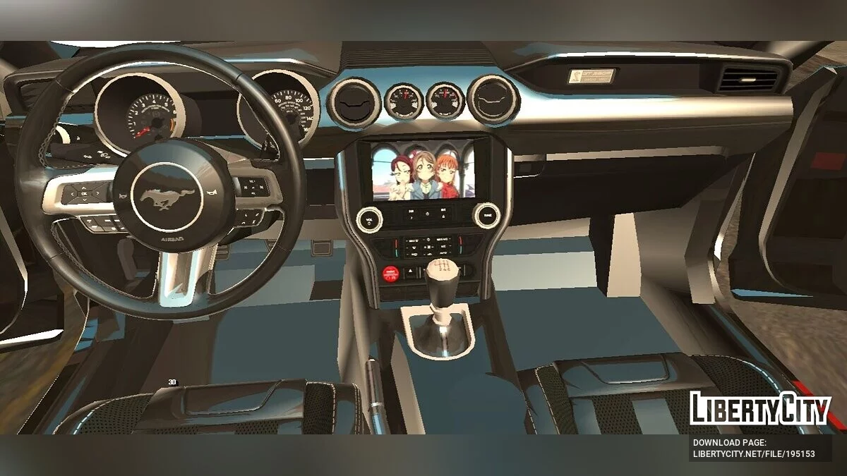 فورد موستانج جي تي ليبرتي ووك 2015 / GTA سان أندرياس (iOS، أندرويد)