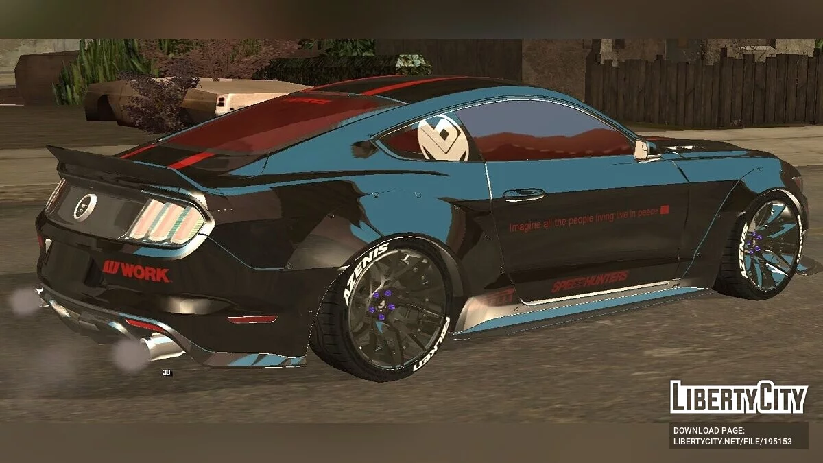 فورد موستانج جي تي ليبرتي ووك 2015 / GTA سان أندرياس (iOS، أندرويد)