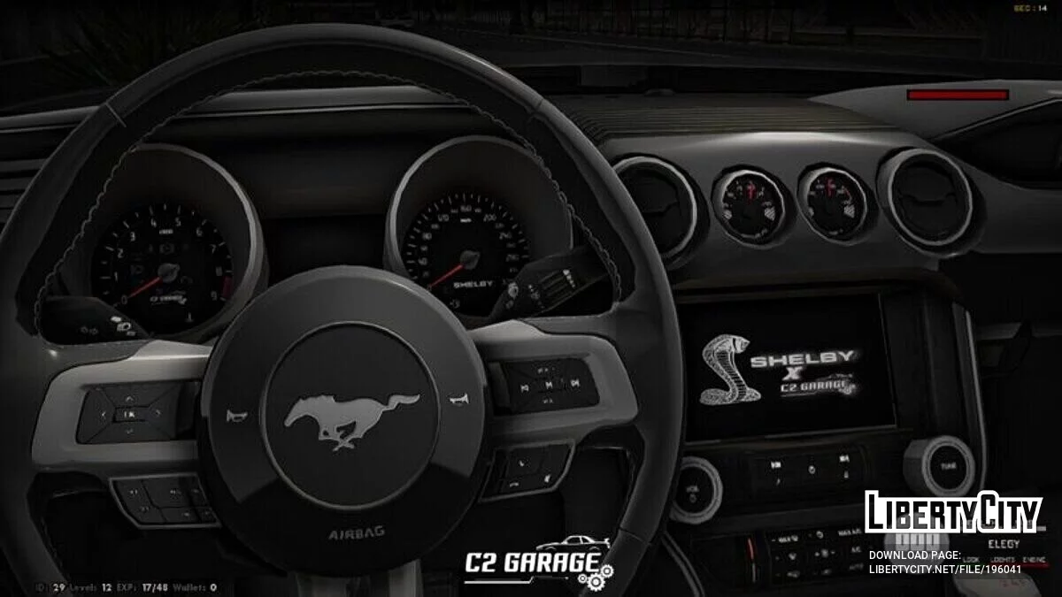 Ford Mustang Shelby Widebody / GTA San Andreas (iOS, Android)