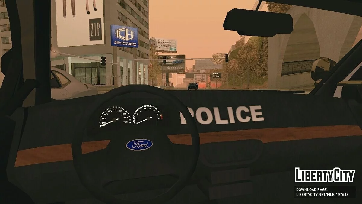فورد كراون فيكتوريا POLICE (DFF فقط) / GTA سان أندرياس (iOS، أندرويد)