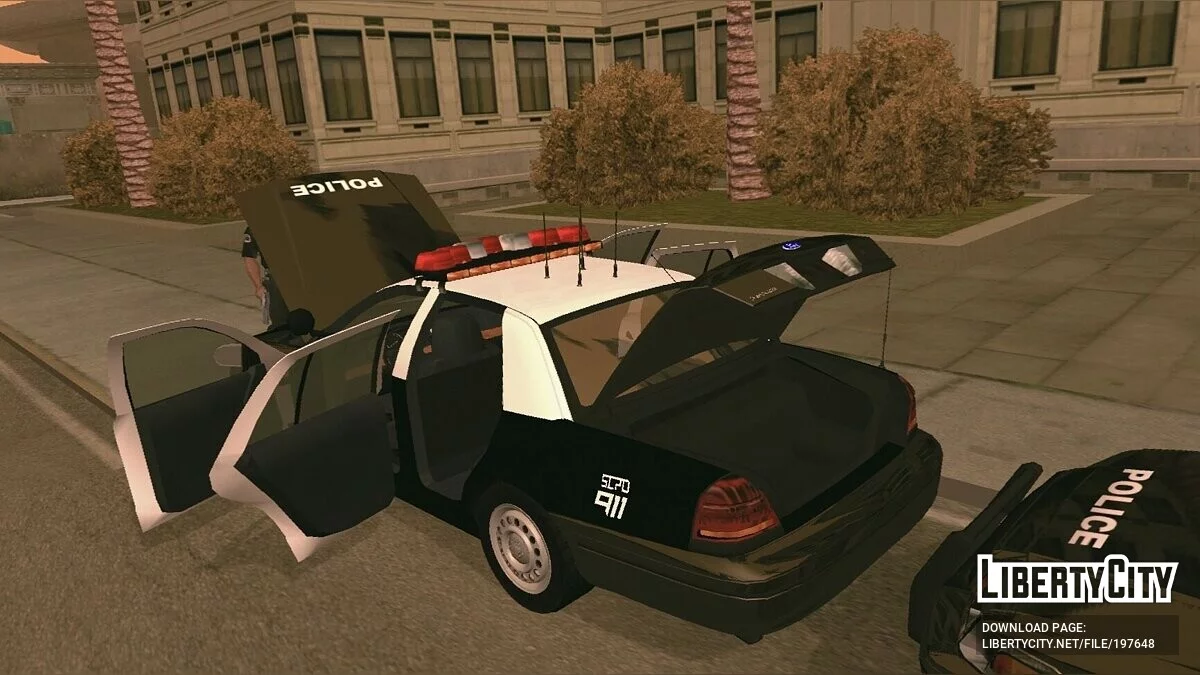 فورد كراون فيكتوريا POLICE (DFF فقط) / GTA سان أندرياس (iOS، أندرويد)