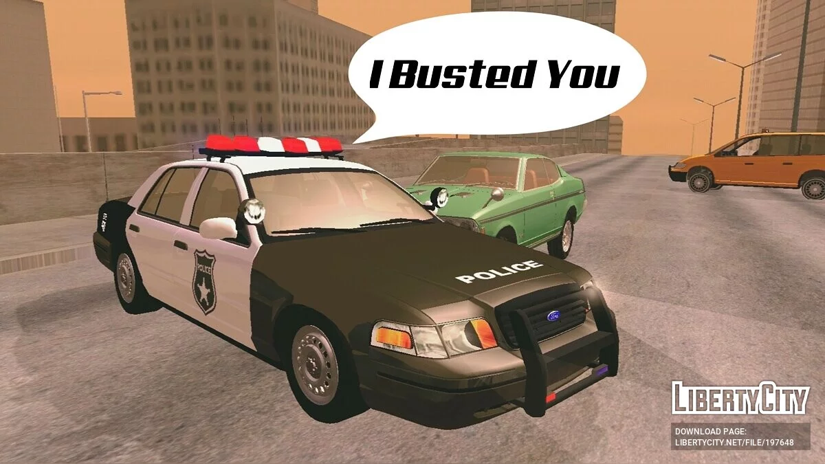 فورد كراون فيكتوريا POLICE (DFF فقط) / GTA سان أندرياس (iOS، أندرويد)