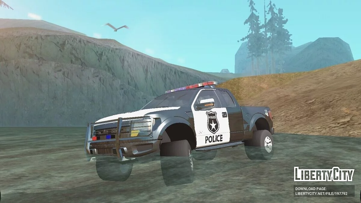 Ford F-150 SVT RAPTOR POLICE (лише DFF) / GTA San Andreas (iOS, Android)