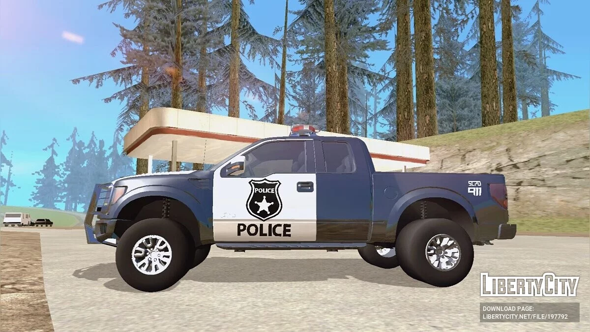 Ford F-150 SVT RAPTOR POLICE (лише DFF) / GTA San Andreas (iOS, Android)
