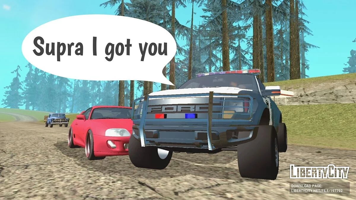Ford F-150 SVT RAPTOR POLICE (лише DFF) / GTA San Andreas (iOS, Android)
