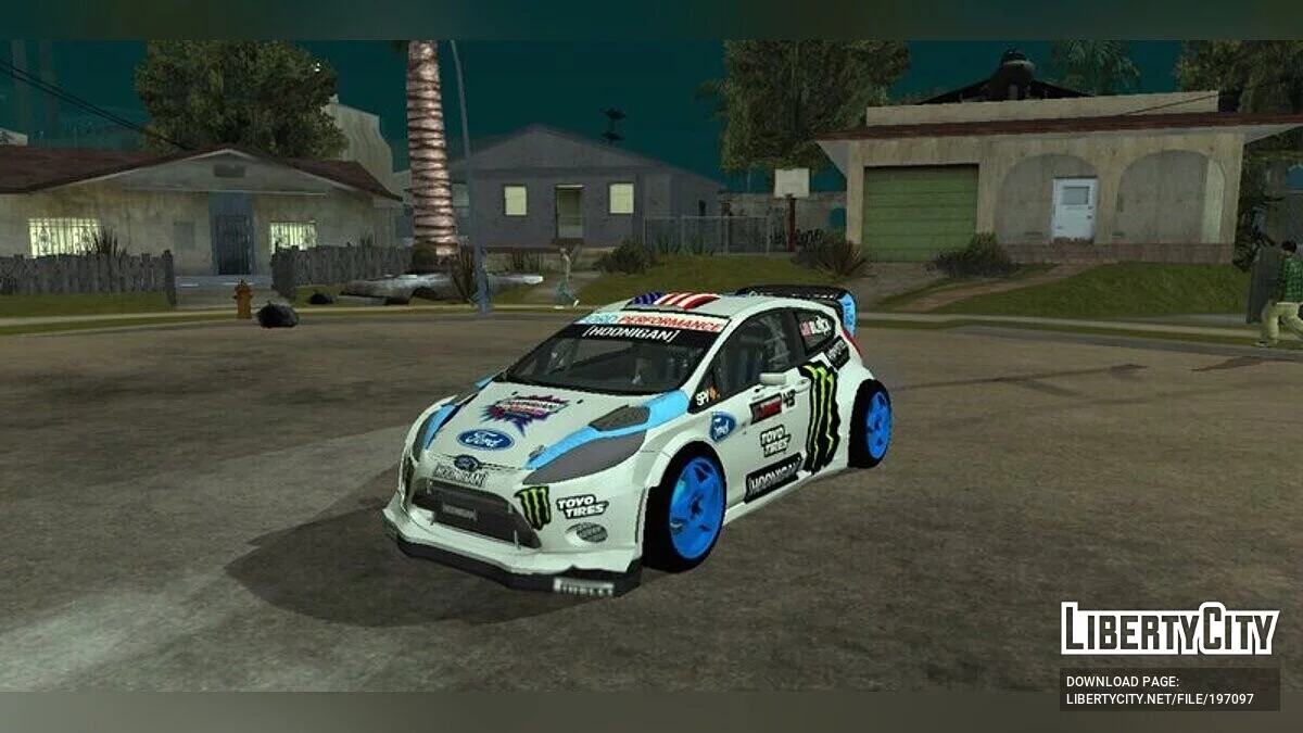 Ford Fiesta RS Ken Block Tribute / GTA سان أندرياس (iOS، أندرويد)