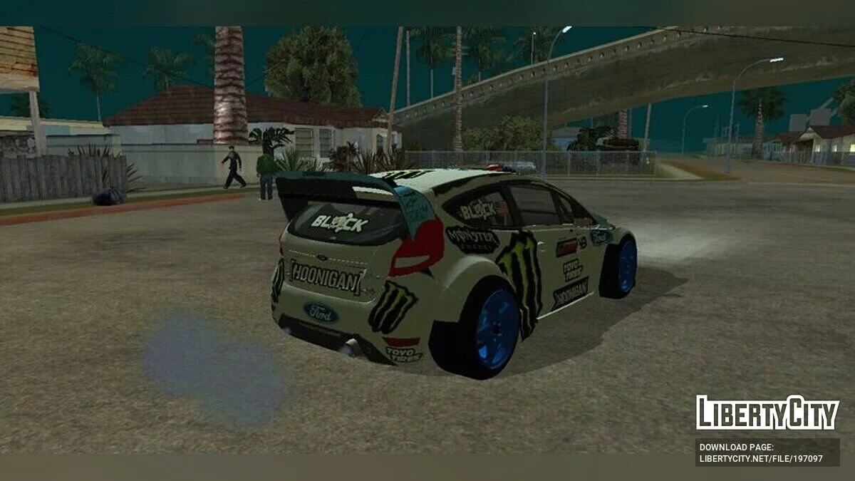 Ford Fiesta RS Ken Block Tribute / GTA سان أندرياس (iOS، أندرويد)