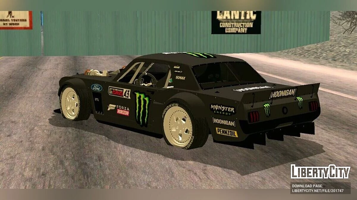 Ford Mustang (HOONICORN) Ken Block Gymkhana 10 / GTA San Andreas (iOS, Android)