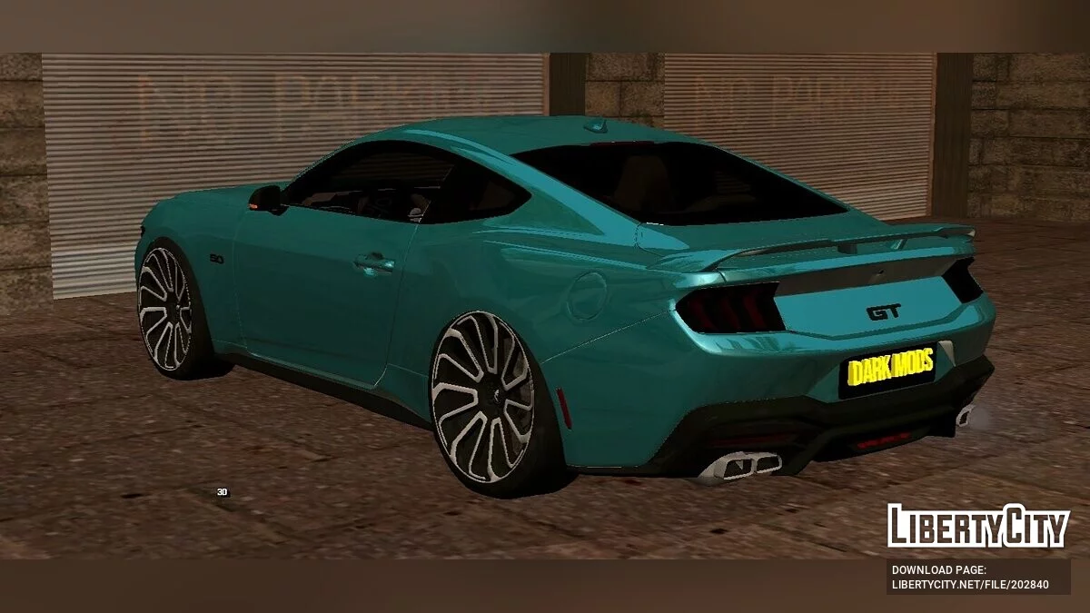 Ford Mustang 2024 (seulement DFF) / GTA San Andreas (iOS, Android)
