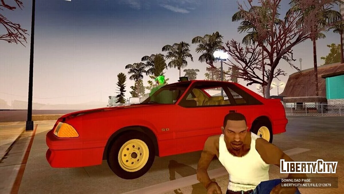 1993 Ford Mustang Foxbody / GTA San Andreas (iOS, Android)