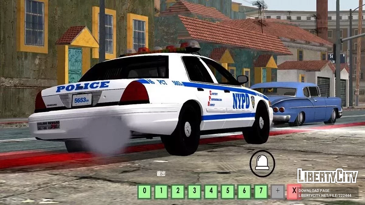 2011 Ford Crown Vic NYPD 46PCT / GTA San Andreas (iOS, Android)