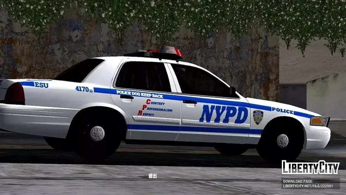 2011 Ford Crown Vic NYPD ESU / GTA San Andreas (iOS, Android)