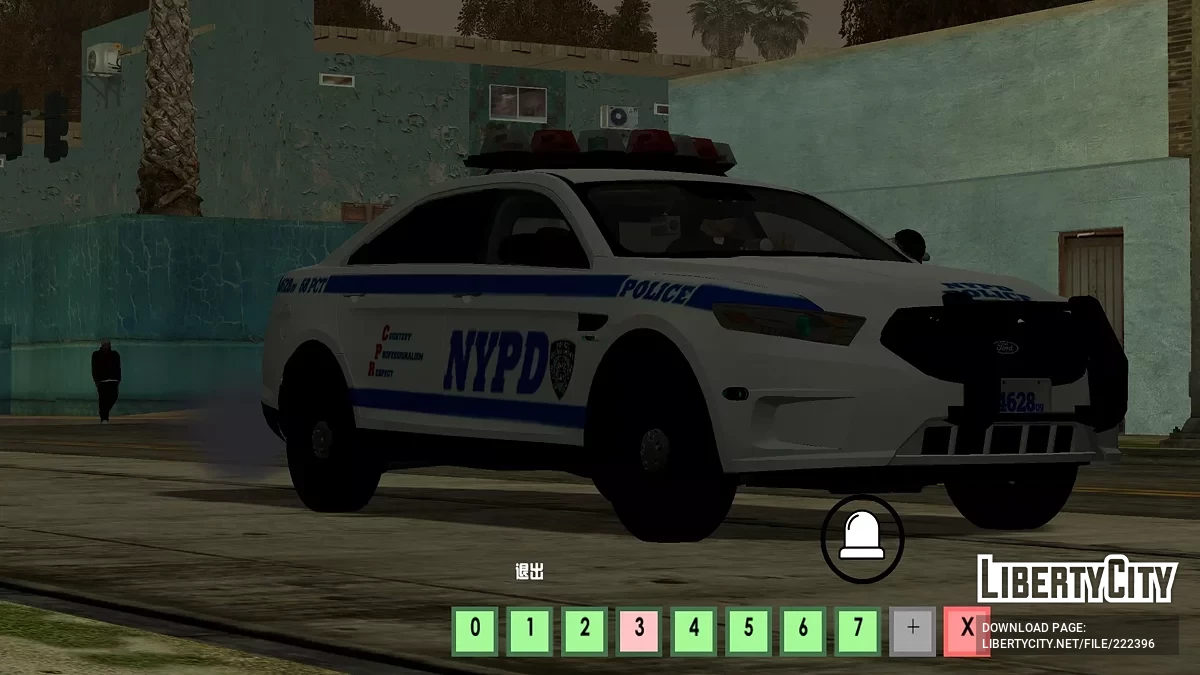 2019 Ford Interceptor NYPD Police PCT / GTA San Andreas (iOS, Android)