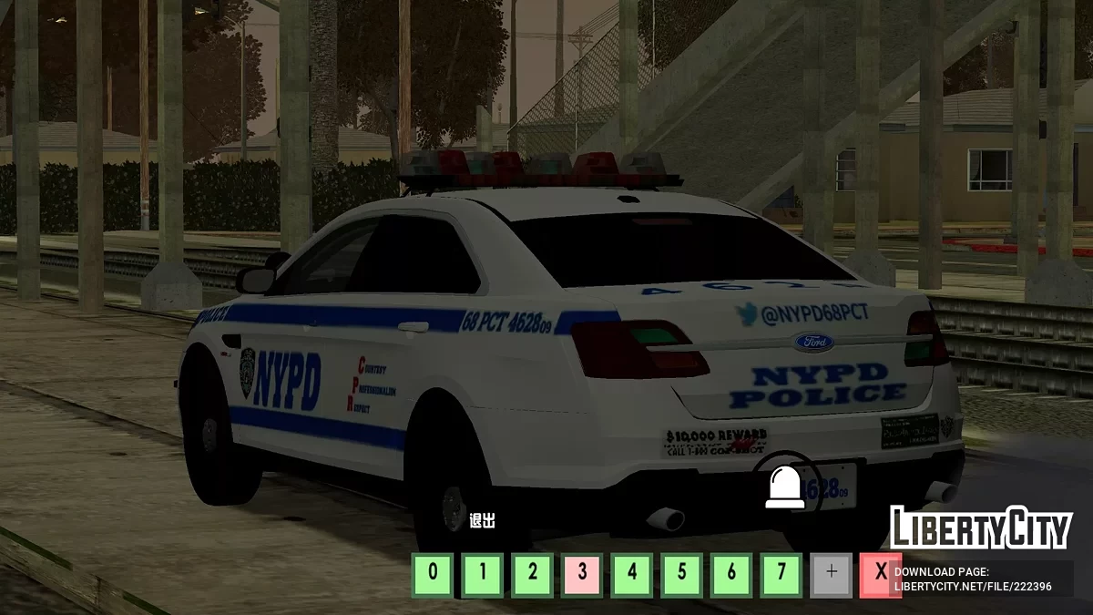 2019 Ford Interceptor NYPD Police PCT / GTA San Andreas (iOS, Android)