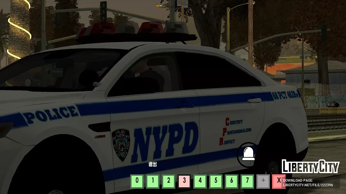 2019 Ford Interceptor NYPD Police PCT / GTA San Andreas (iOS, Android)