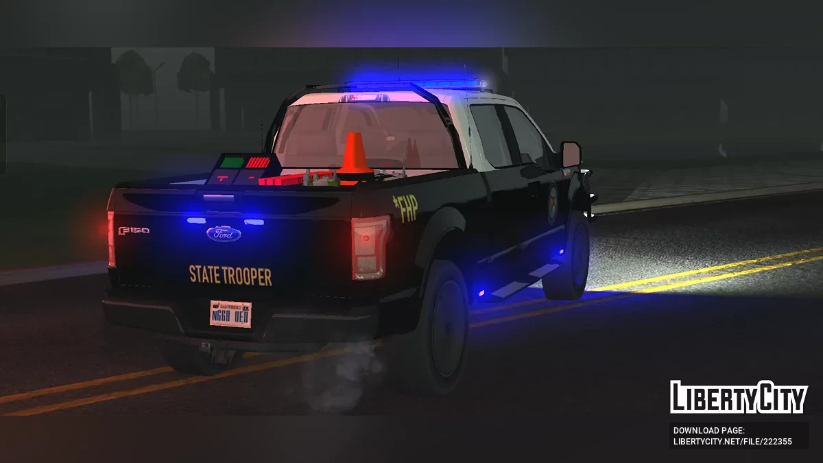 Ford F-150 Patrolu Autostrady Florydy / GTA San Andreas (iOS, Android)