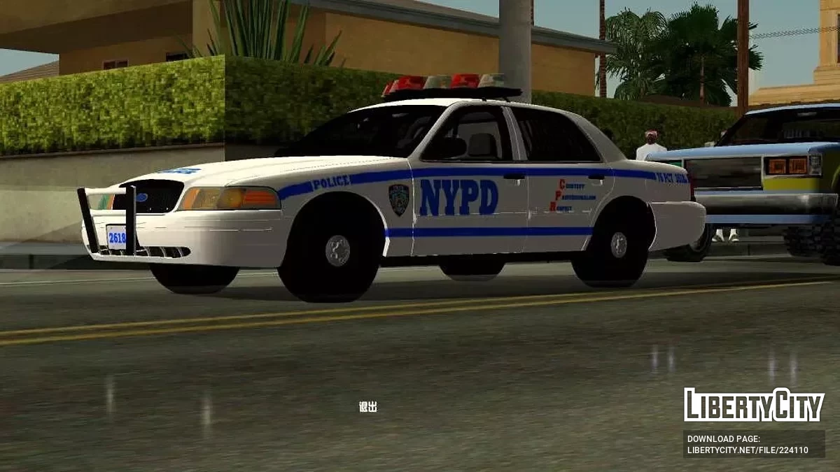 2011 Ford Crown Vic NYPD / GTA San Andreas (iOS, Android)