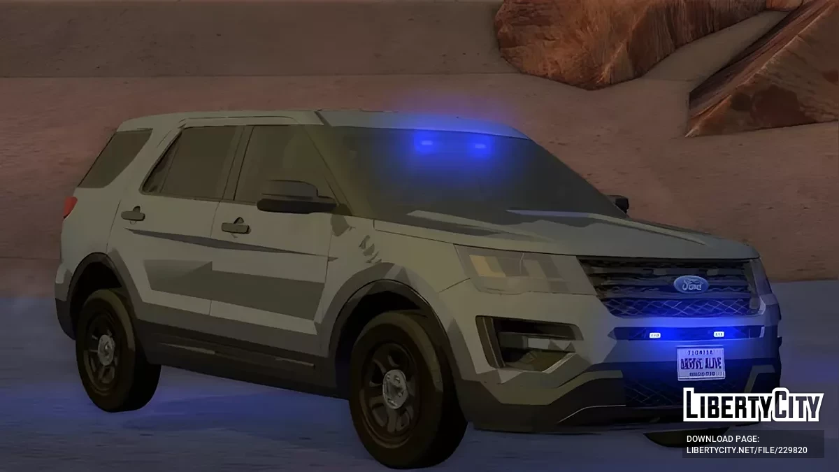 Непомітний Ford Explorer патрульної поліції Флориди / GTA San Andreas (iOS, Android)