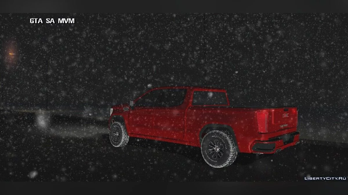 GMC Sierra 2019 - Winter Version / GTA San Andreas (iOS, Android)
