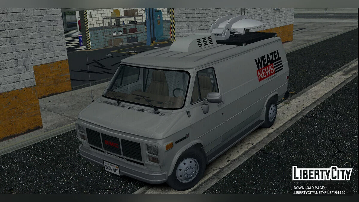 GMC Vandura '85 News Van / GTA San Andreas (iOS, Android)