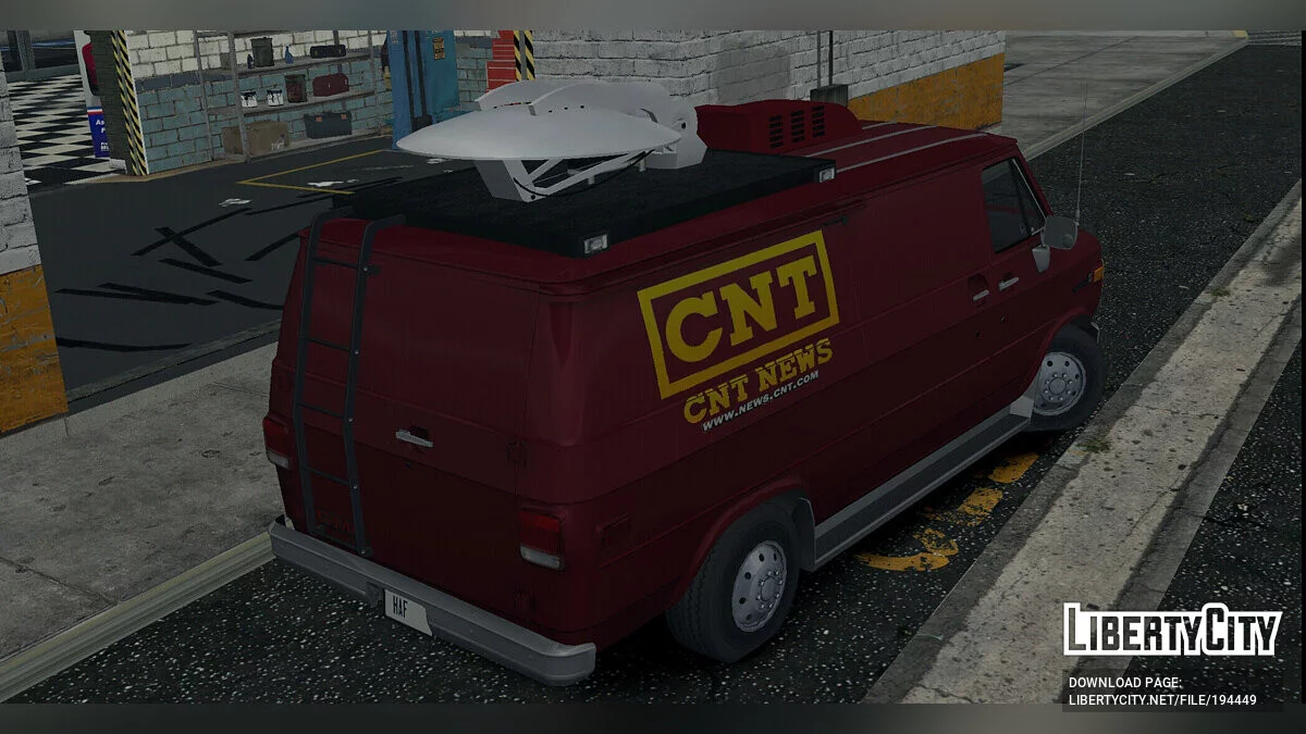 GMC Vandura '85 News Van / GTA San Andreas (iOS, Android)
