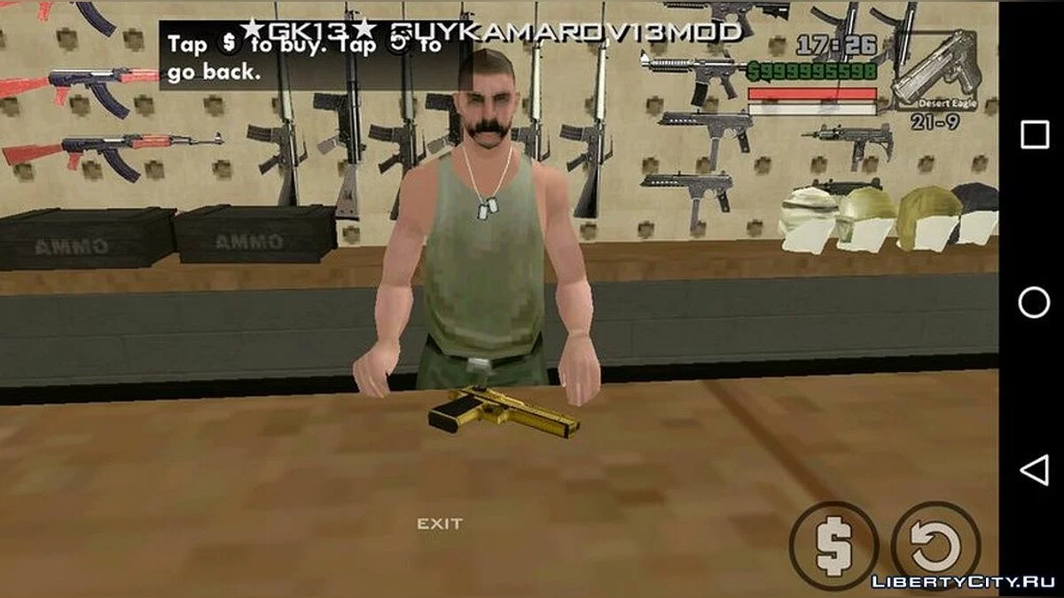 Desert Eagle en or / GTA San Andreas (iOS, Android)
