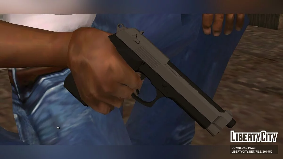 Colt 45 (Only DFF) / GTA San Andreas (iOS, Android)