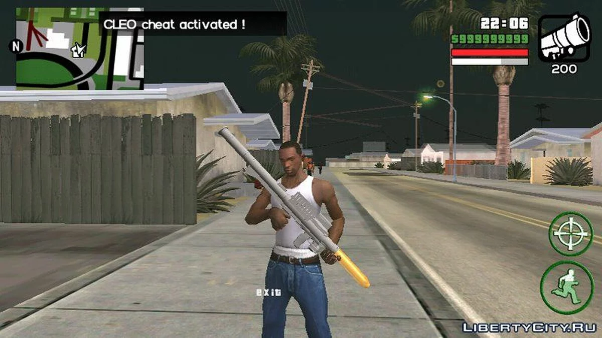 Grenade launcher from GTA 5 / GTA San Andreas (iOS, Android)