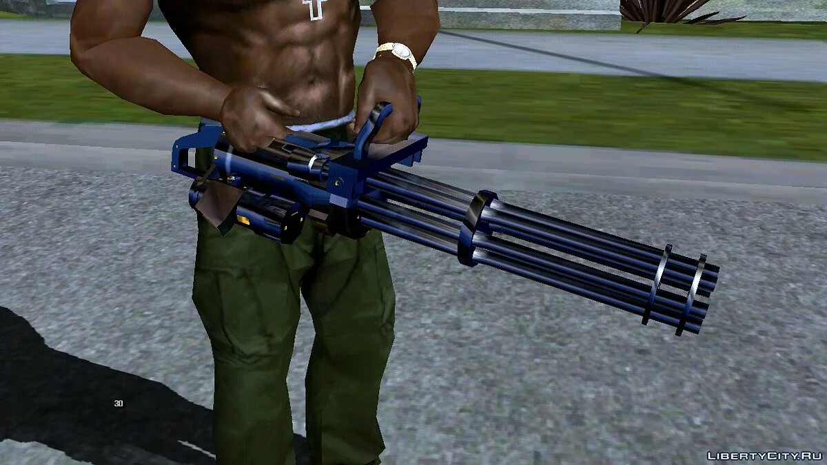 Minigun from GTA 5 (DFF only) / GTA San Andreas (iOS, Android)