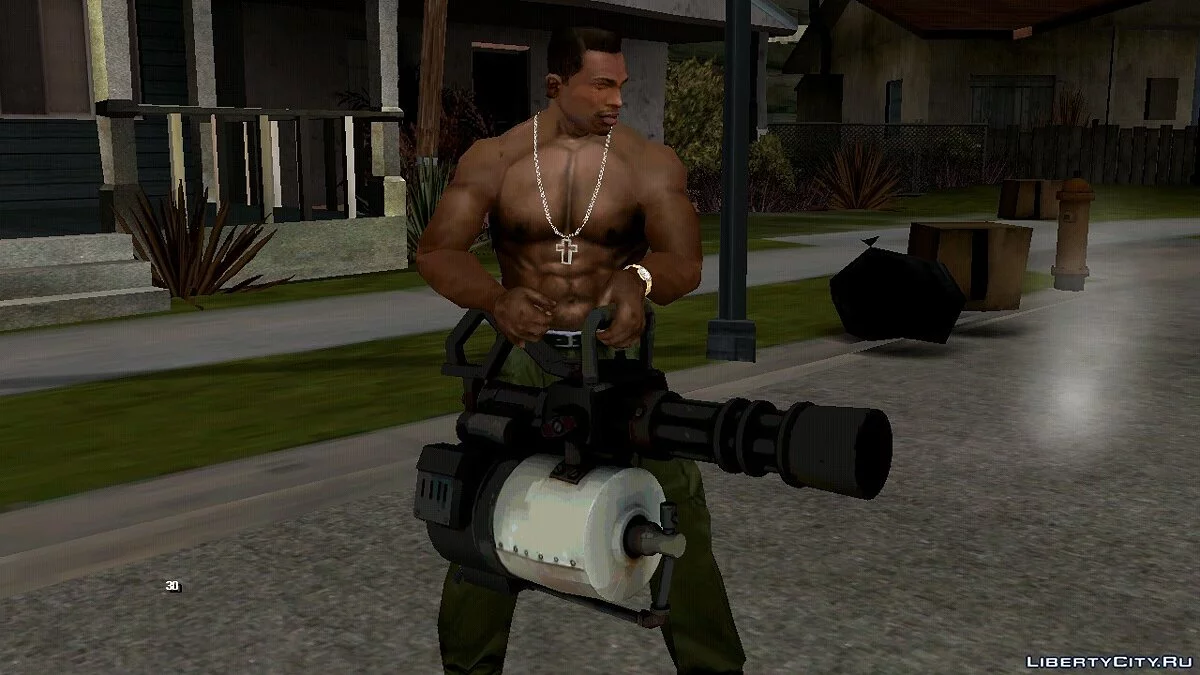 Minigun aus Team Fortress 2 / GTA San Andreas (iOS, Android)