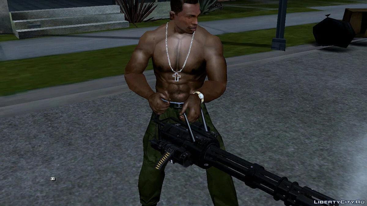 Minigun Berkualitas / GTA San Andreas (iOS, Android)
