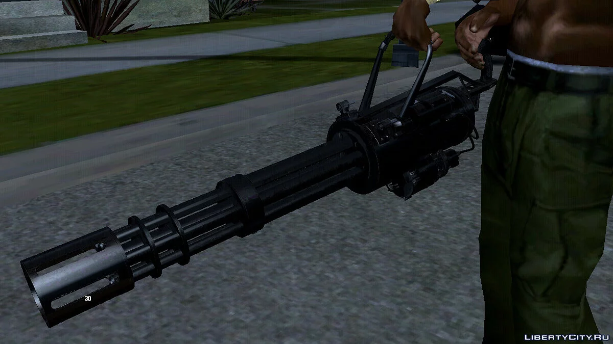 Minigun Berkualitas / GTA San Andreas (iOS, Android)