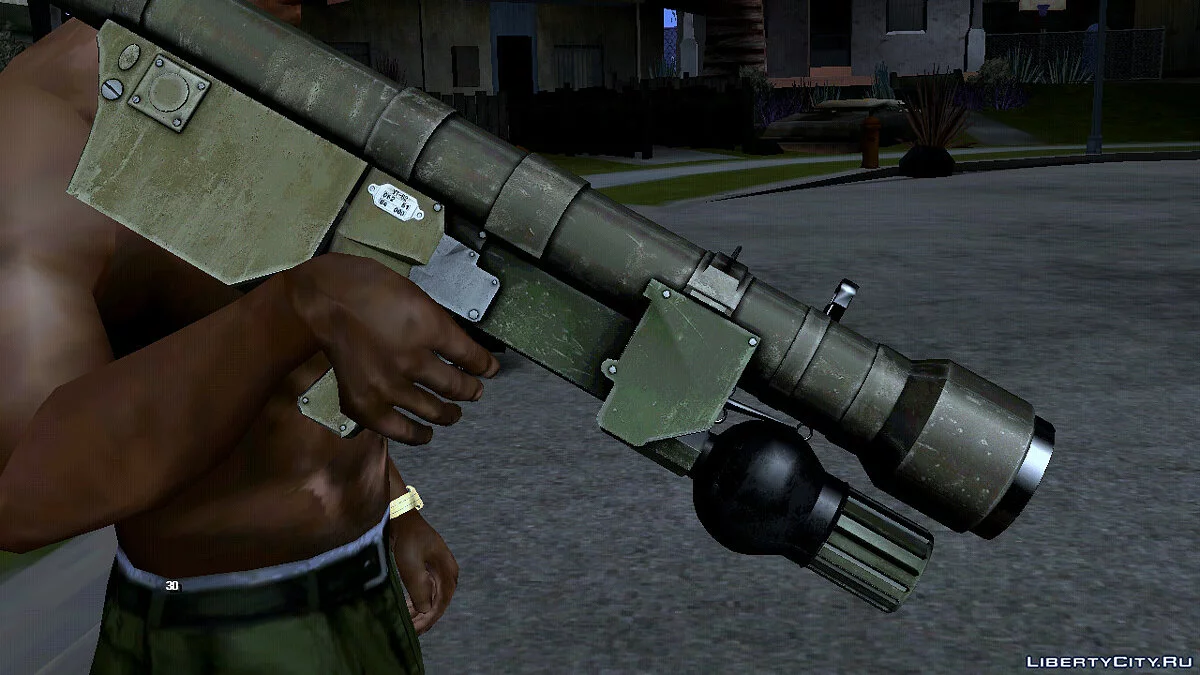 Улучшенный гранатомёт с тепловым наведением / GTA San Andreas (iOS, Android)