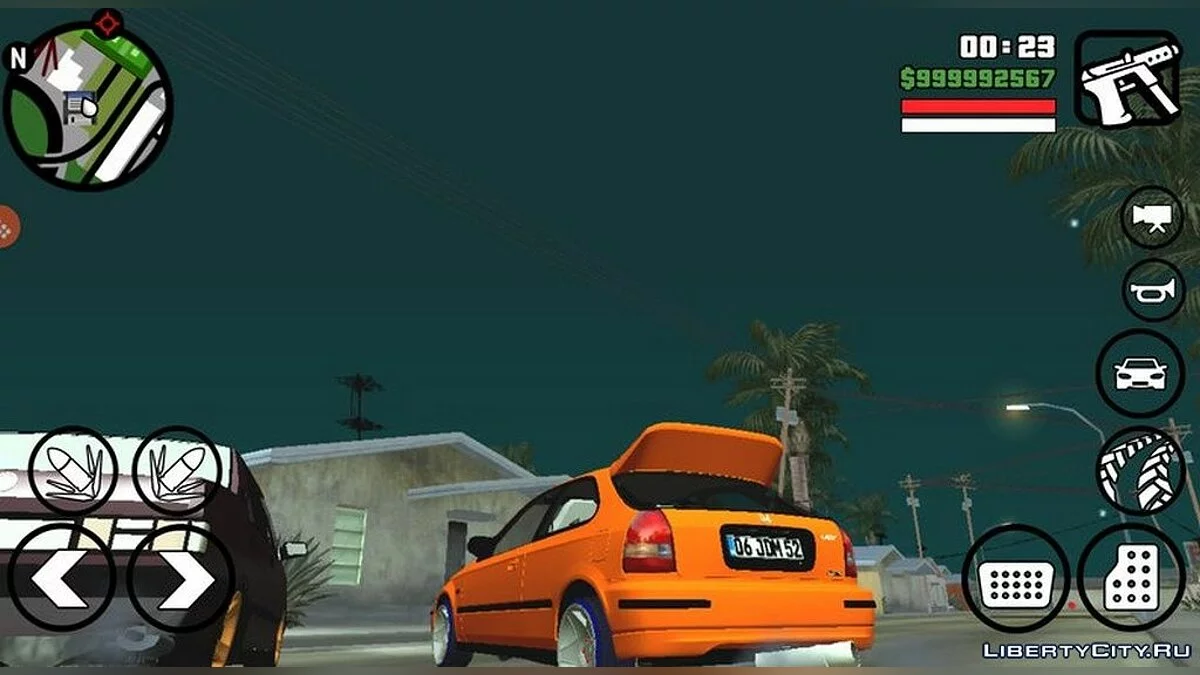 Honda Civic JDM / GTA San Andreas (iOS, Android)
