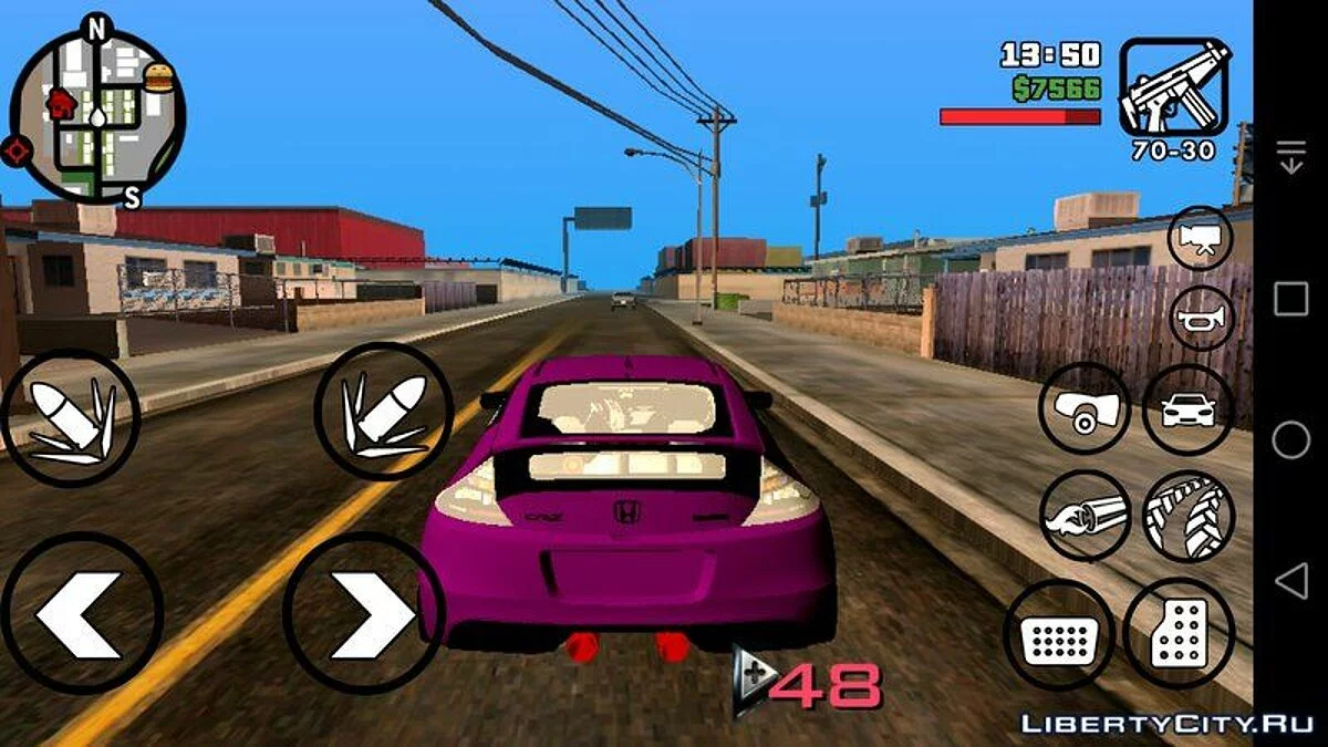 Honda CR-Z (DFF only) / GTA San Andreas (iOS, Android)
