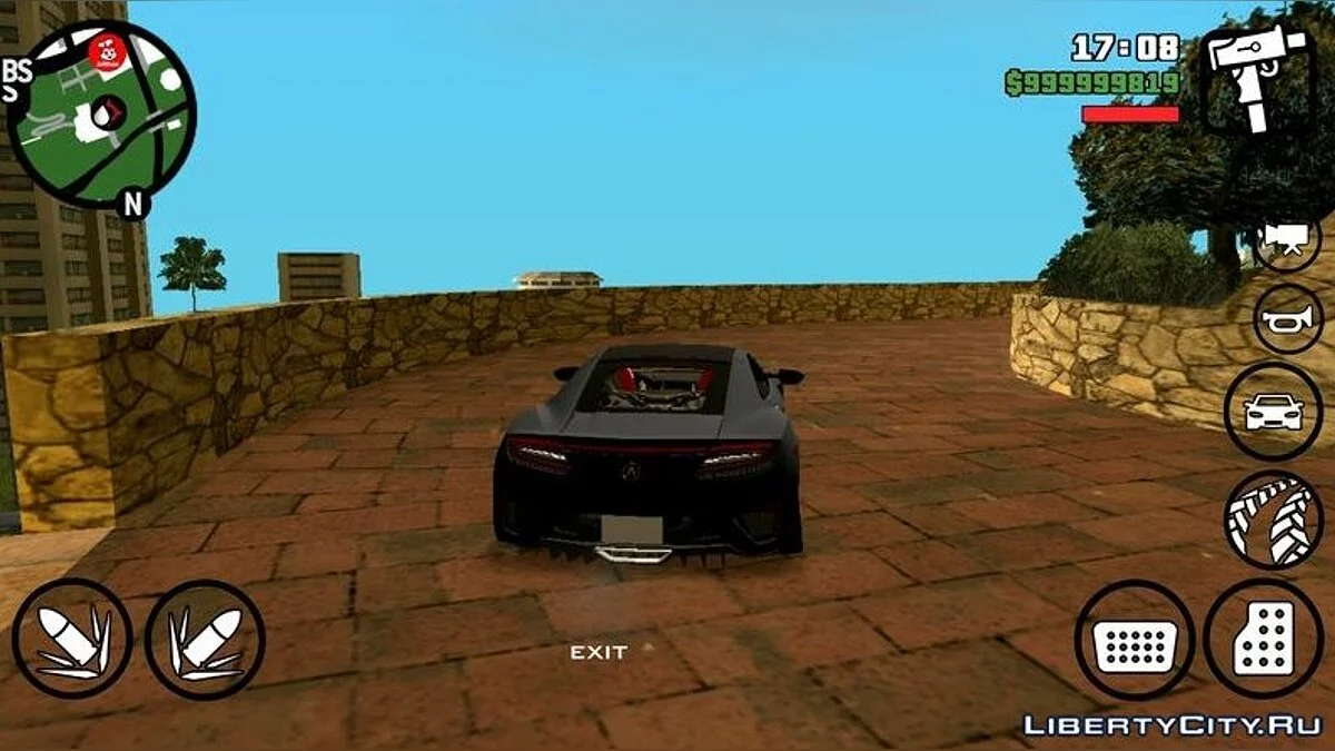 Acura NSX 2016 / GTA San Andreas (iOS, Android)