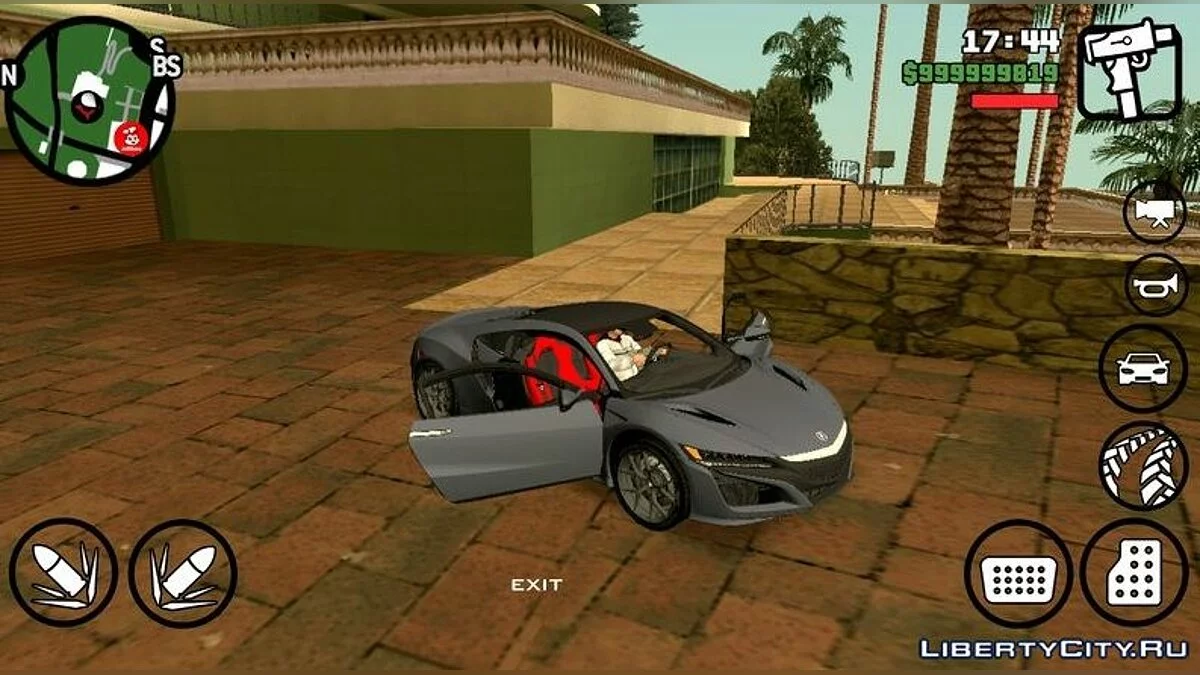 Acura NSX 2016 / GTA San Andreas (iOS, Android)