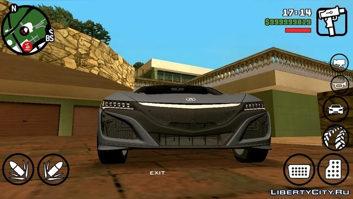 Acura NSX 2016 / GTA San Andreas (iOS, Android)