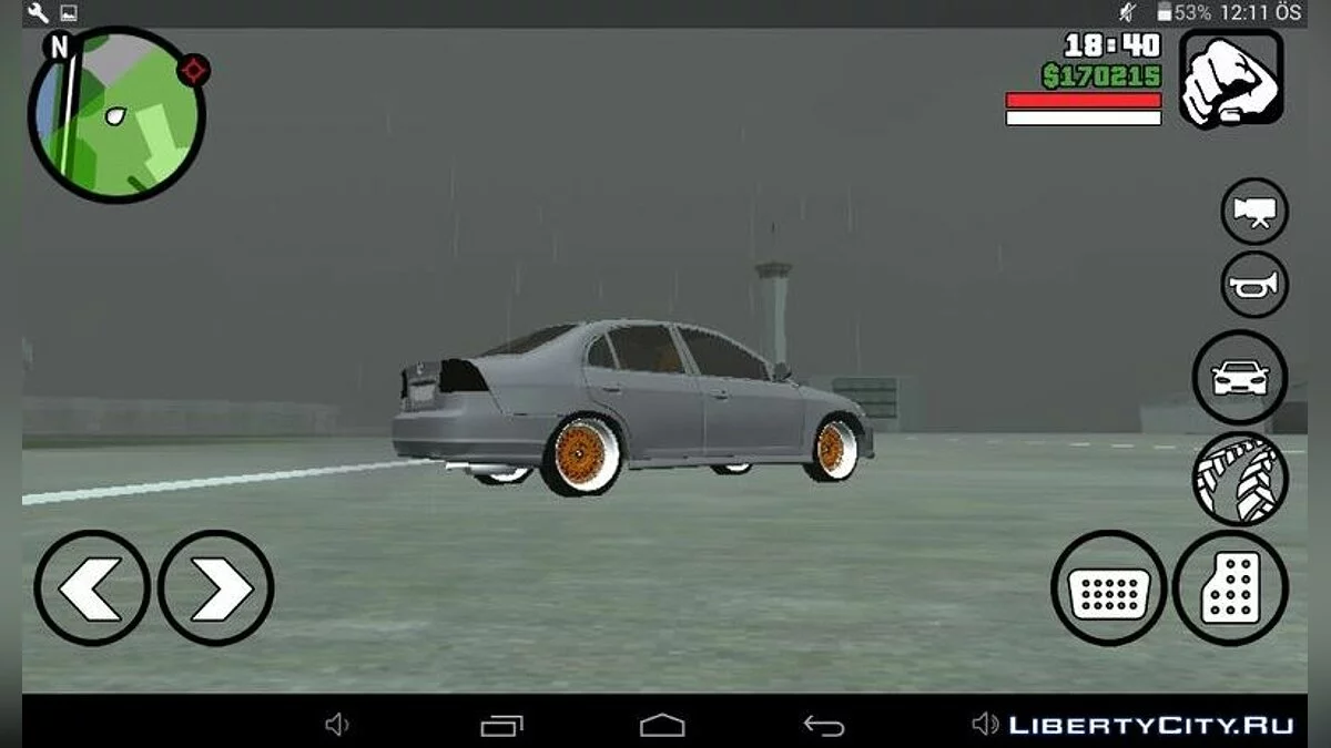 Honda Civic Sedan (hanya DFF) / GTA San Andreas (iOS, Android)