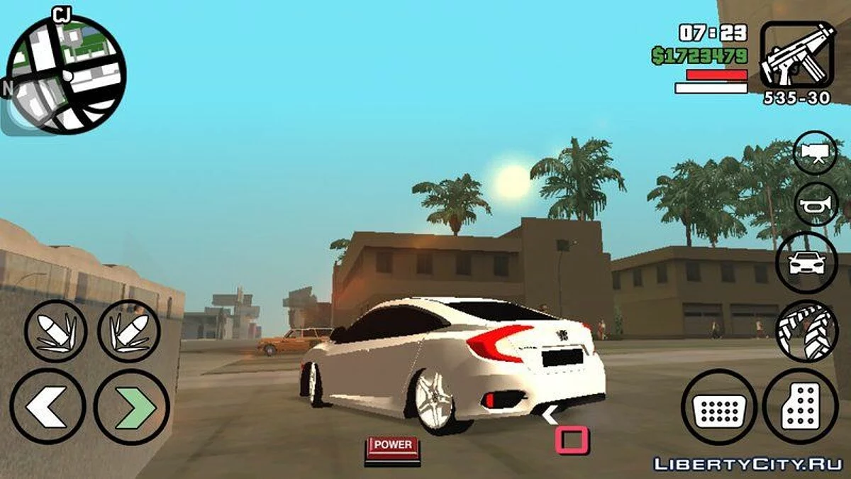 هوندا سيفيك FC5 (DFF فقط) / GTA سان أندرياس (iOS، أندرويد)