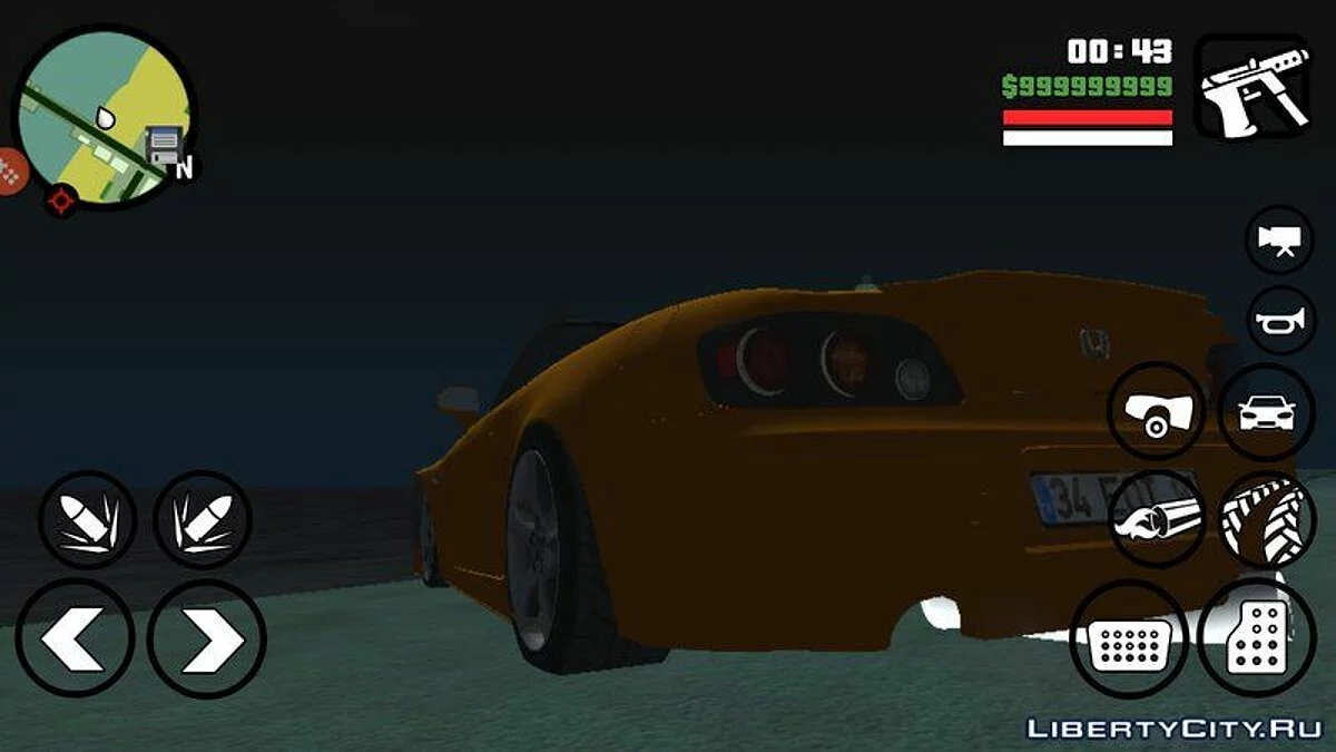 Honda S2000 com Escape / GTA San Andreas (iOS, Android)